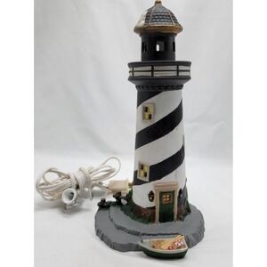 Santa's Workbench Cape Hatteras Lighthouse 1999 Christmas Village